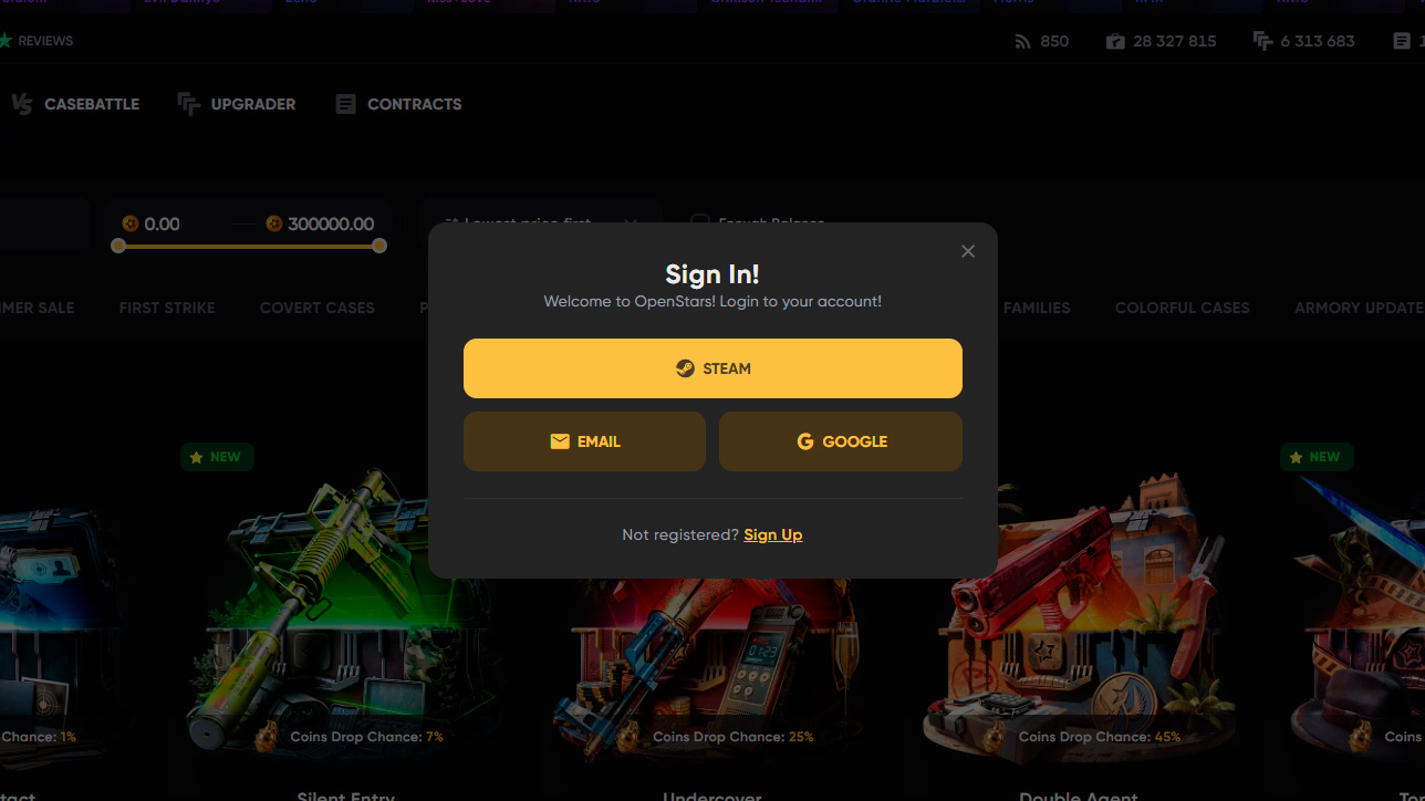 Authorization on OPEN STARS
