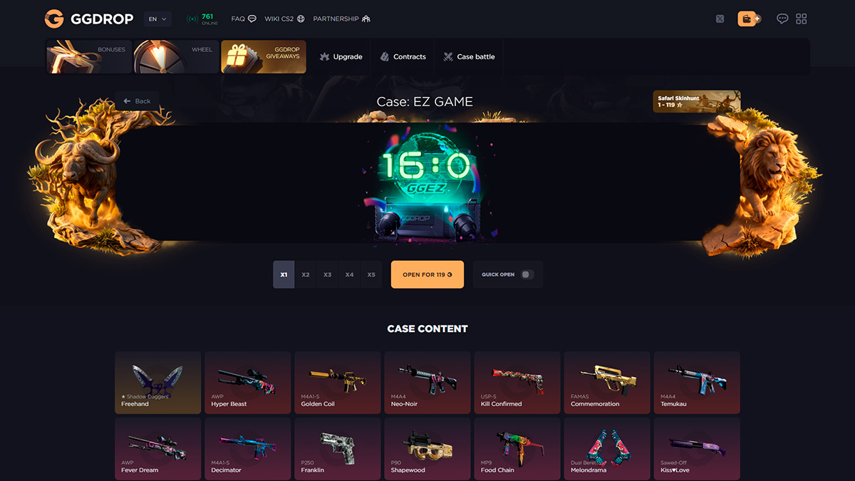 Case Contents GGDROP