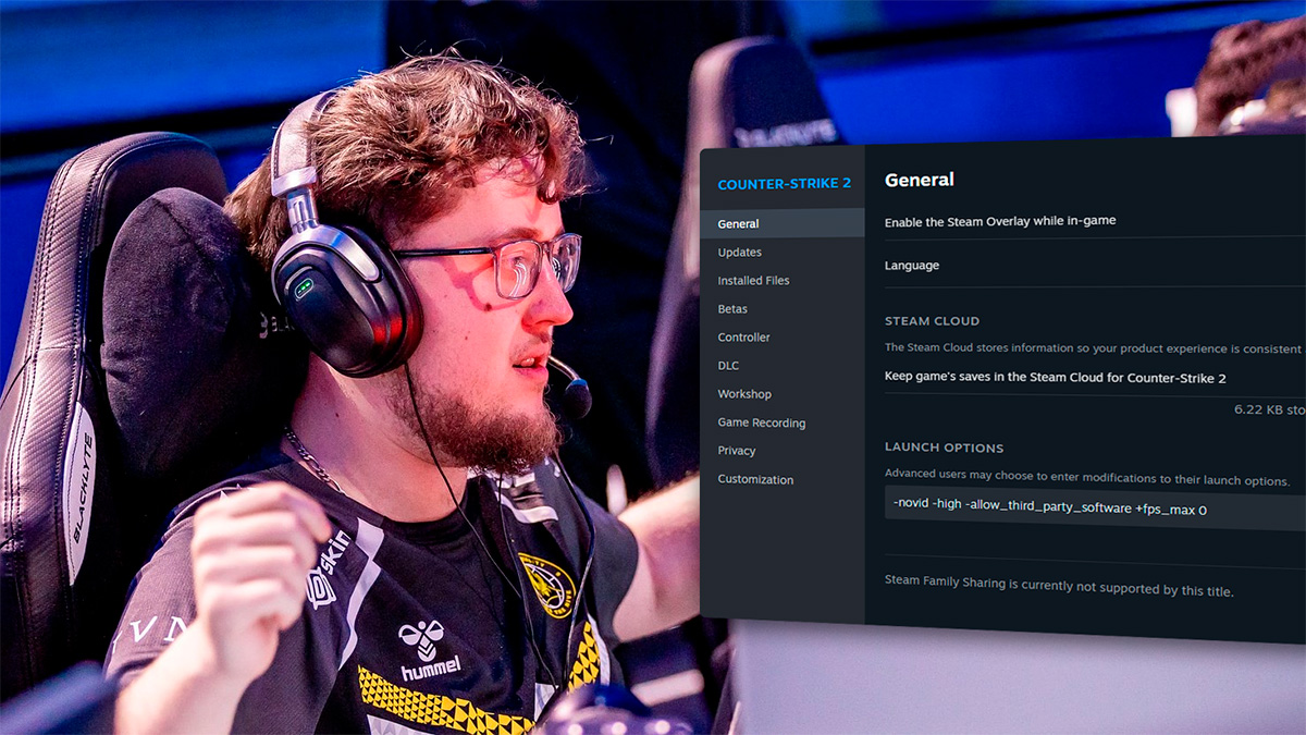 CS2 Launch Options from Esports Athletes