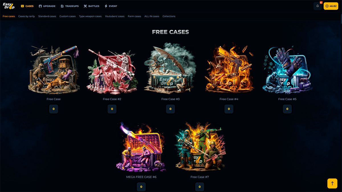 Free Cases on EasyDrop