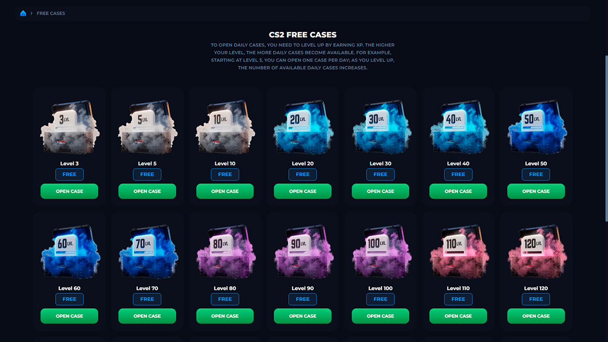 Free Cases on site CRAZYDROP