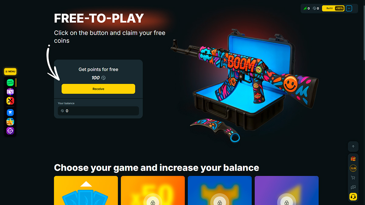 FREE-TO-PLAY on CSGOFAST