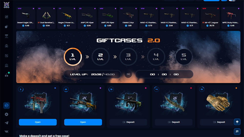 Giftcases 2.0 Promotion on Knife-X