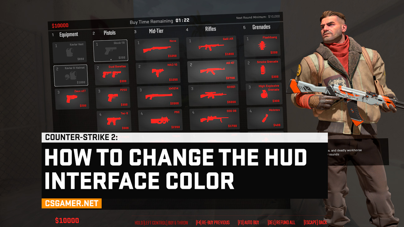 How to Change the HUD Interface Color in CS2