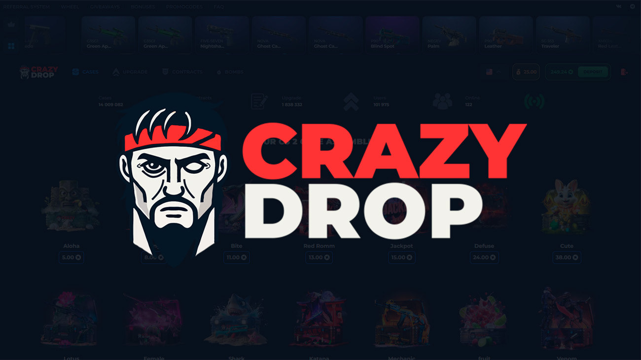 Promo Codes CRAZYDROP