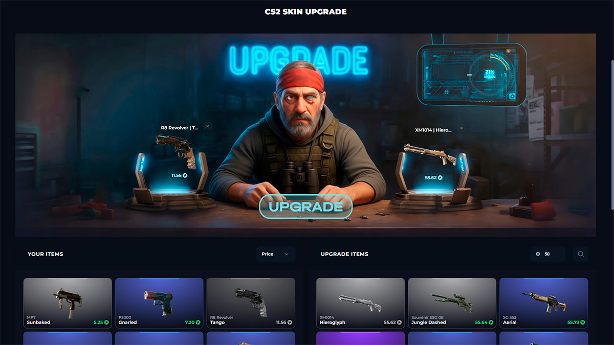 Upgrades and Contracts on CRAZYDROP