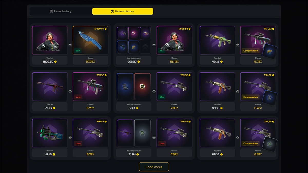 Upgrades and Wins on UPGRADER CS2
